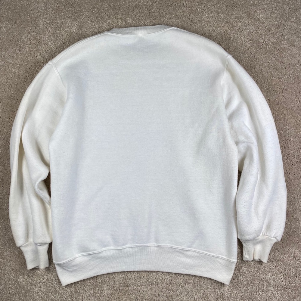 Vintage 1987 USAFA Air Force Academy Jerzees Super Sweats White Crewneck Medium - Picture 10 of 10